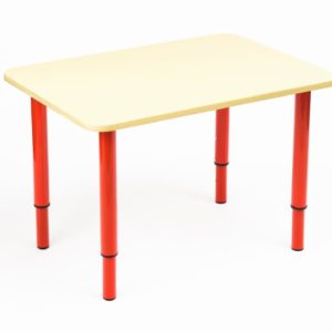 Стол «Кузя» цвет желто-красный